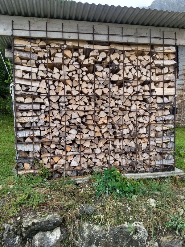 Beautiful wood stacking!