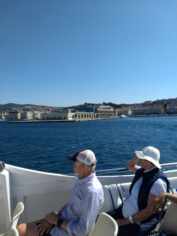 On the boat leaving Trieste