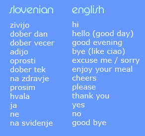 Slovenian phrases