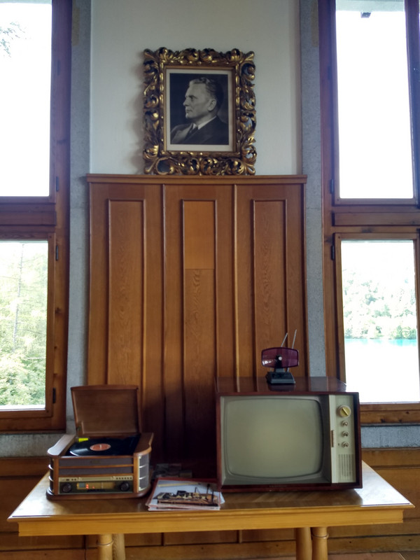 Tito's portrait and Fifties memorabilia