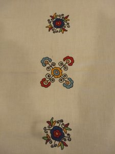 Hand embroidered cloth, St. Catherine's Church, Zagreb