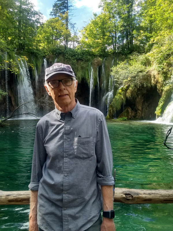 Bill and some waterfalls