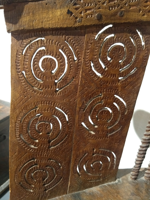 Detail of chair at the Ethnographic Museum