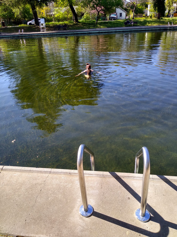 Swimming in Big Chico Creek