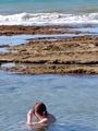 Taking photos in the tide pool