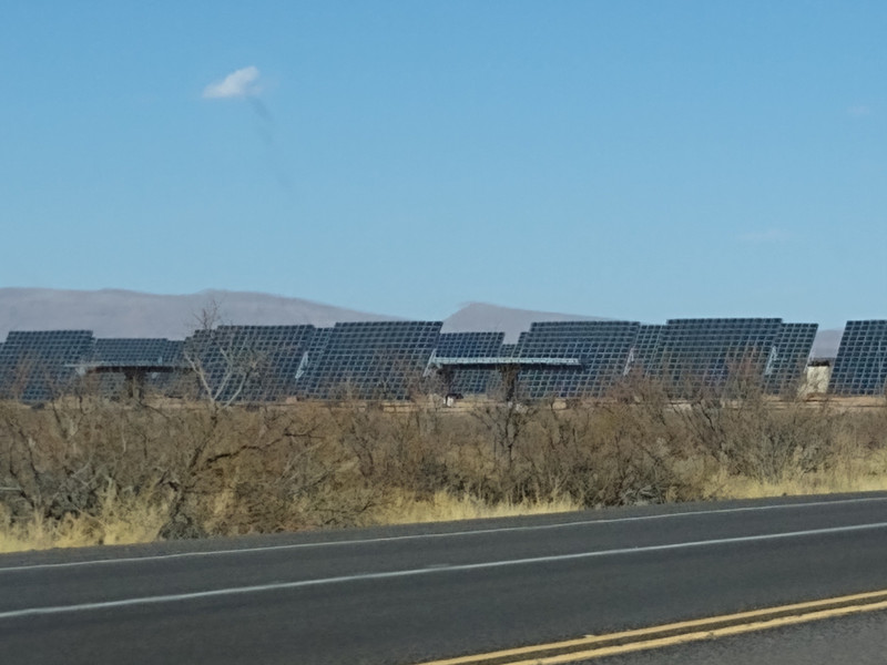 Giant solar panels