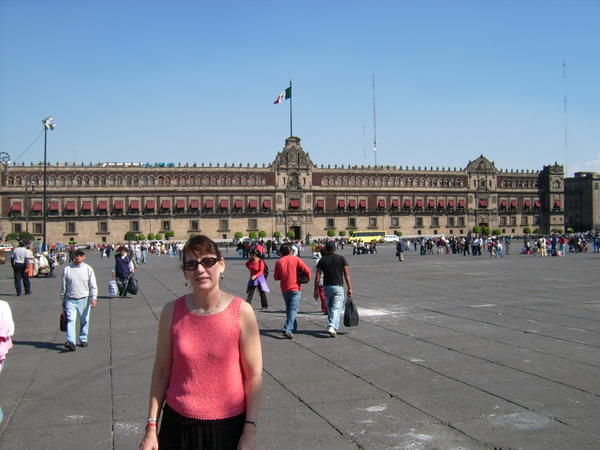 In the main plaza