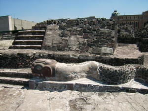 Aztec Ruins in the city center