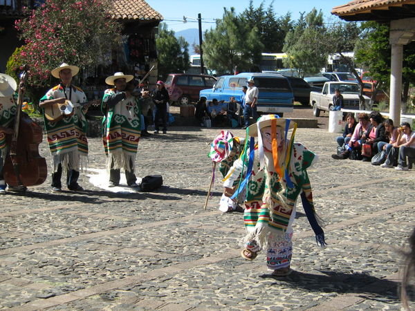 Indigenous Dancers in Masks