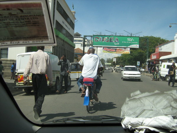 Arriving at Nakuru