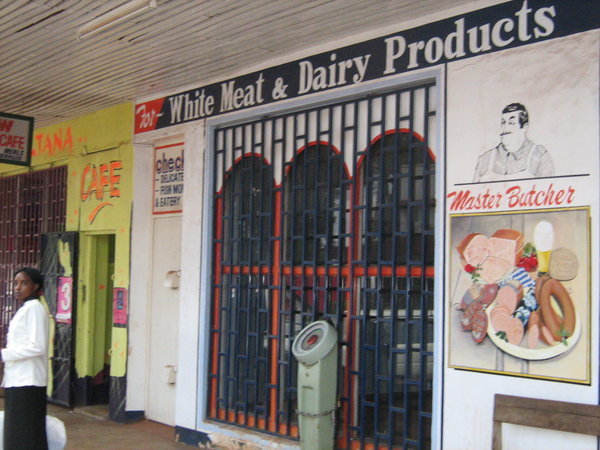 A sign in Nyeri