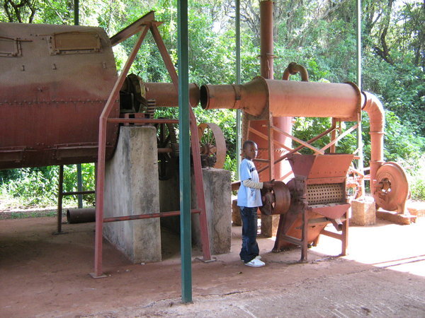 The original coffee "factory" on the property