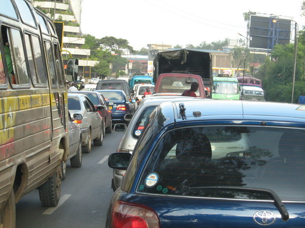 Nairobi traffic jam