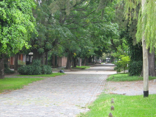 A street in the neighborhood by the station