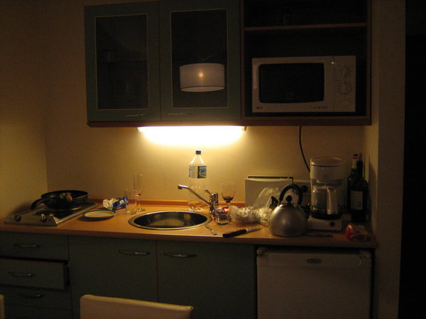 Kitchen in our room in BA