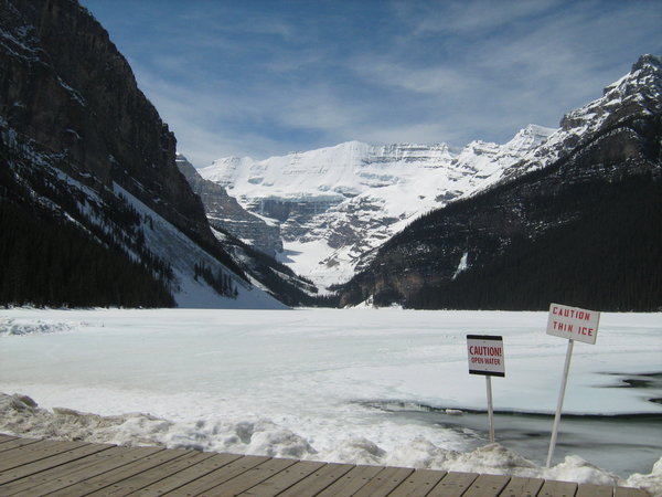 Lake Louise and the glacier