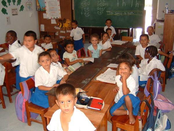 Students at the school