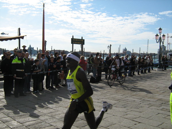 Kenyan winner of the marathon