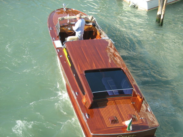 Beautiful water taxi Venice