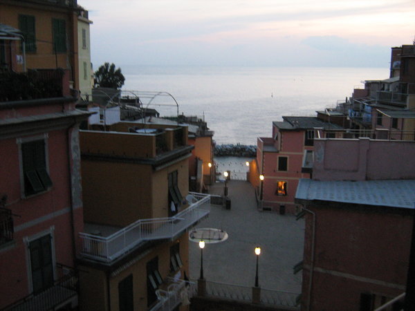 View from our apartment in Riomaggiore