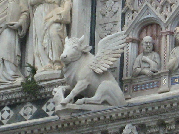 Detail, Front of the Cathedral, Siena