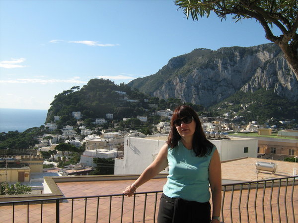 View from outside of Capri Town