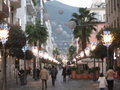 Pedestrian street and Xmas lights, Salerno