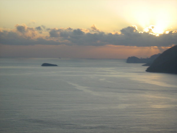 Sunset Amalfi coast