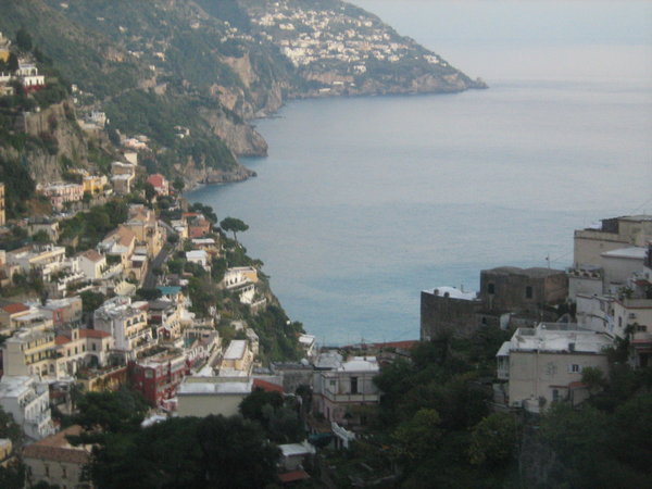 Amalfi in the distance
