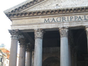 Outside of the Pantheon