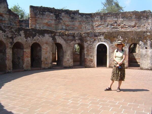At the Capuchine convent ruins 