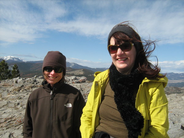 Linda and Lynn on summit