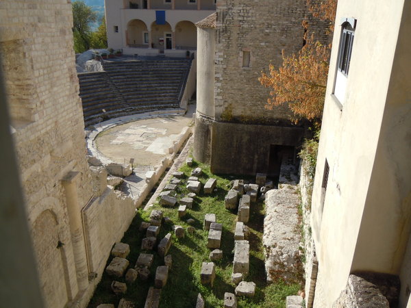 Roman theater from the plaza