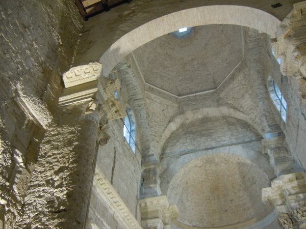 Inside the San Salvatore church