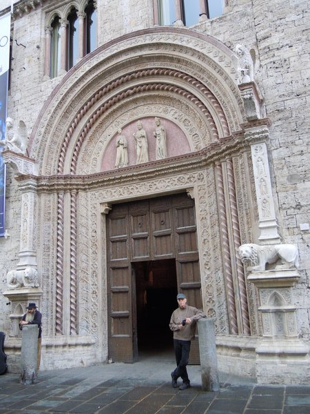 Entry to the art museum, Perugia
