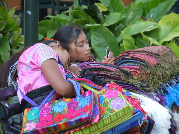 Tired Mayan Girls