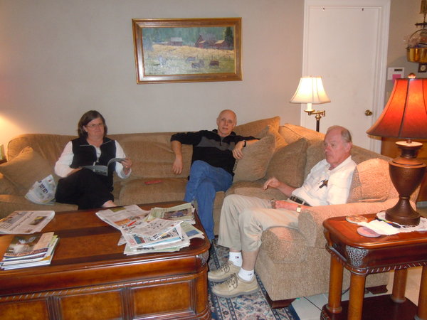 Pam, Bill, Uncle Fred