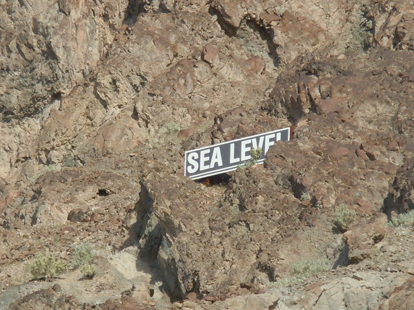 Sea Level sign