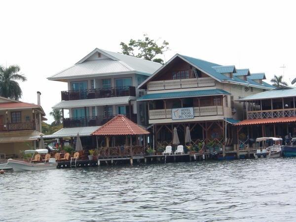 Bocas town from the water