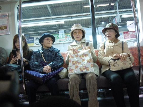 Ladies on the train
