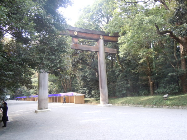 The Torii Gate to Meiji Shrine