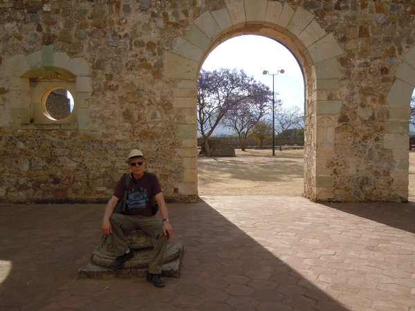 In the Dominican Monastery ruins at Cuilapan