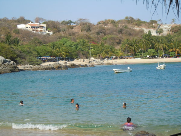 Swimming beach from other side