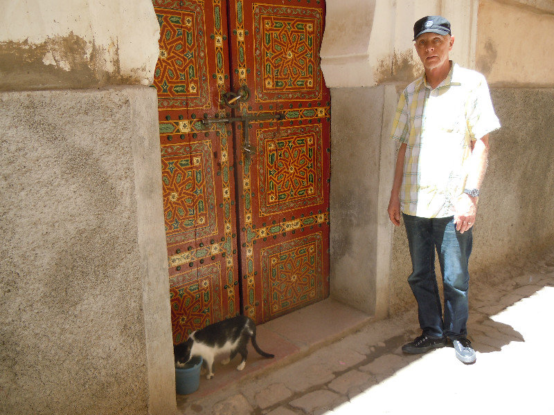 Cat and door...and Bill