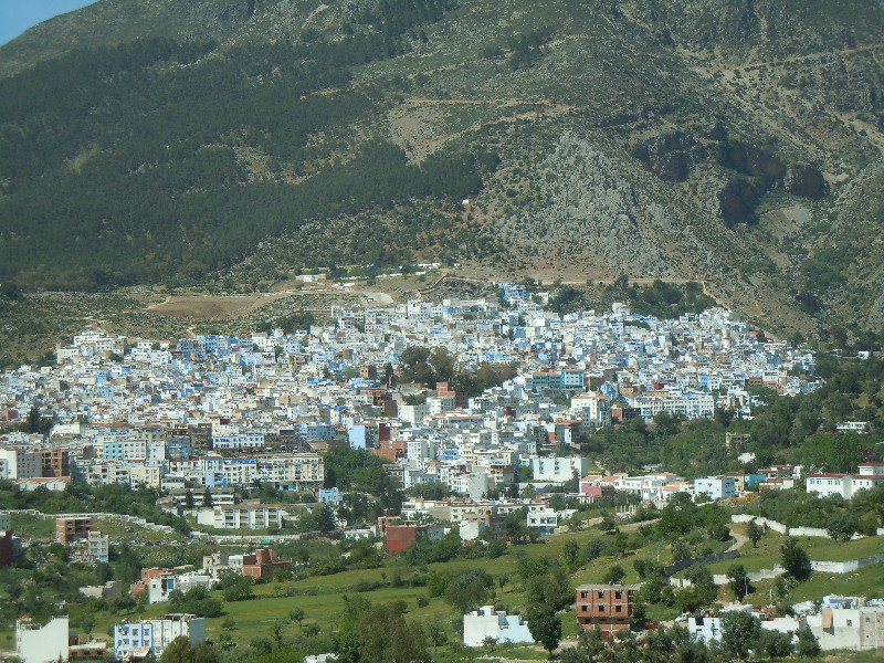 First View of Chefchaouen