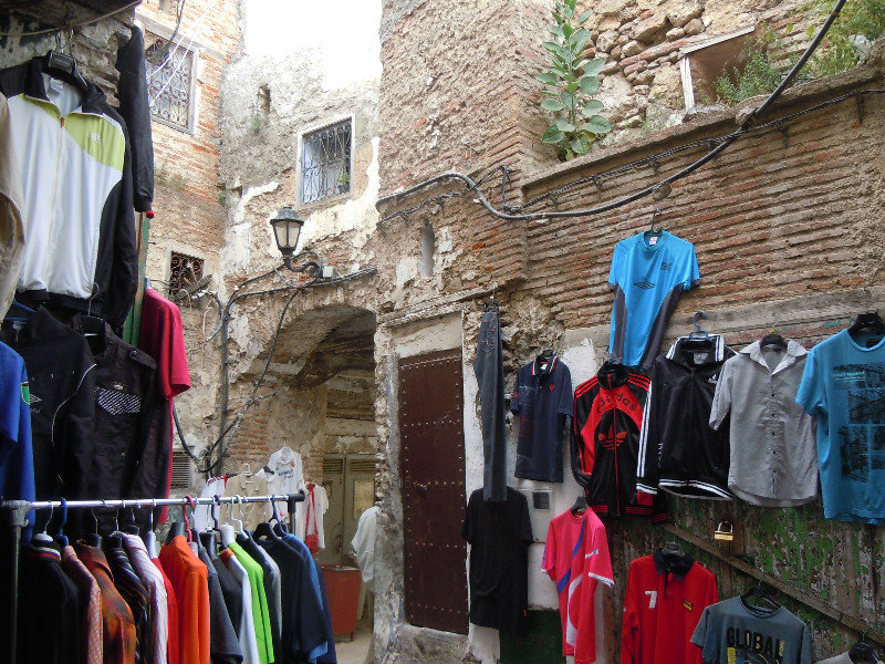 Used clothing in the Medina
