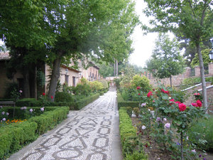 Grounds of the only parador in the Alhambra