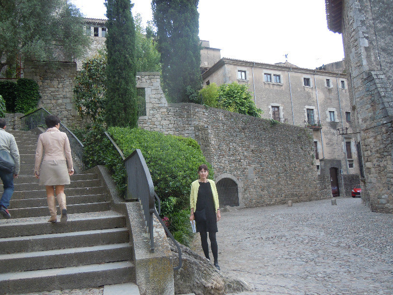 Girona, by the Roman wall
