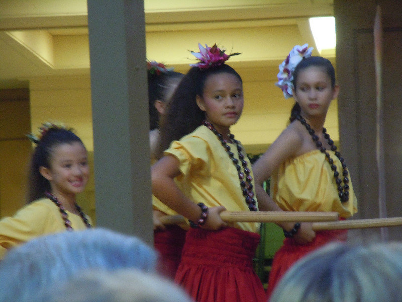 Young hula girls