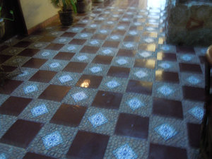 Old tile floors